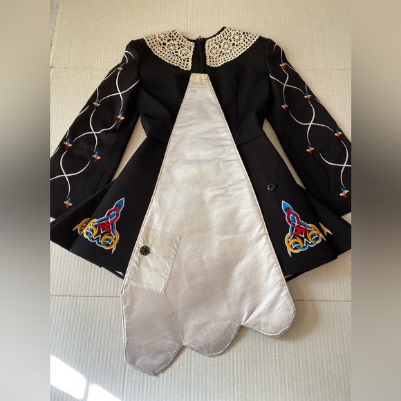 Irish Step Dance Costume with Cape Piece Custom Design Size XS - Picture 15 of 16